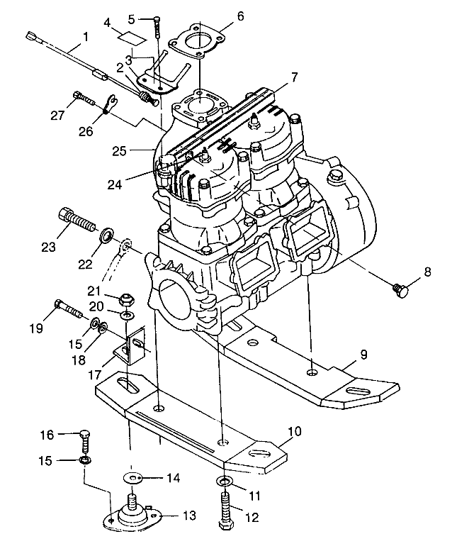 ENGINE MOUNTING - I984673 (4945164516b002)