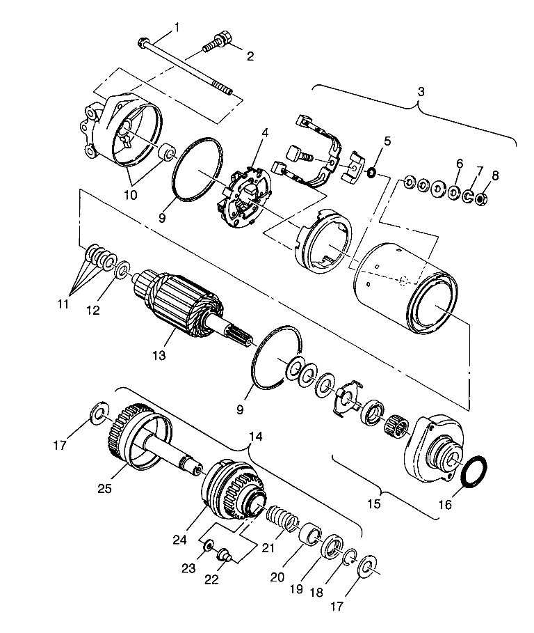 STARTING MOTOR - I984673 (4945164516c008)