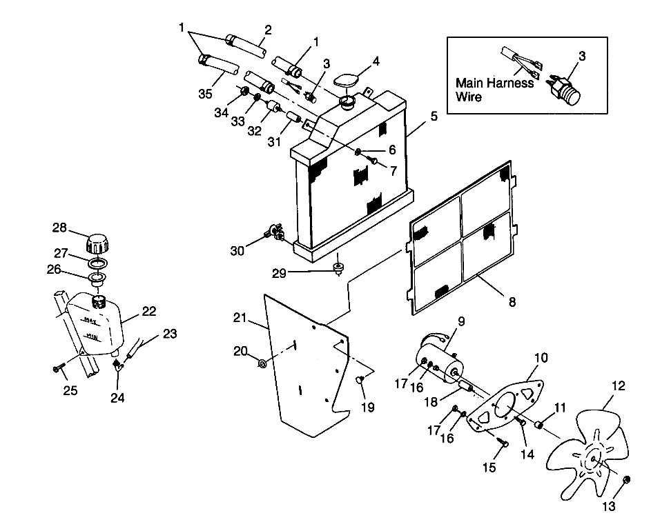 COOLING SYSTEM - N98AC42D (4945214521A011)