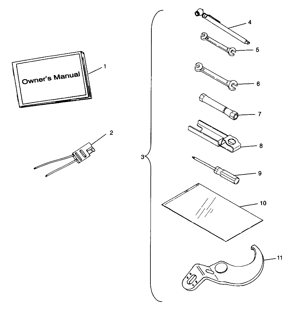 TOOL KIT - N98AC42D (4945214521B014)