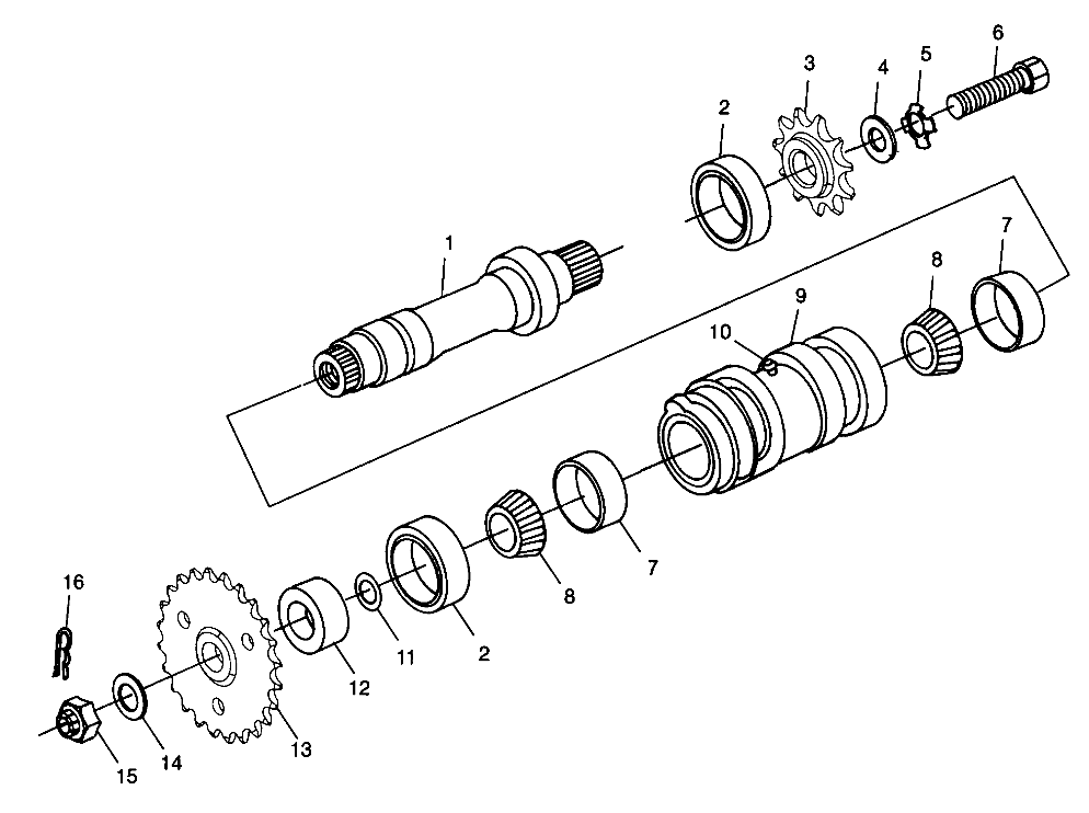 CENTER TIGHTENER - W98AC42A (4945214521C001)