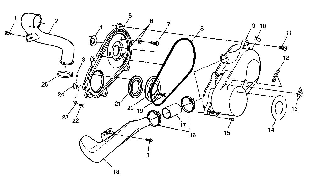 CLUTCH COVER - W98AC42A (4945214521C002)