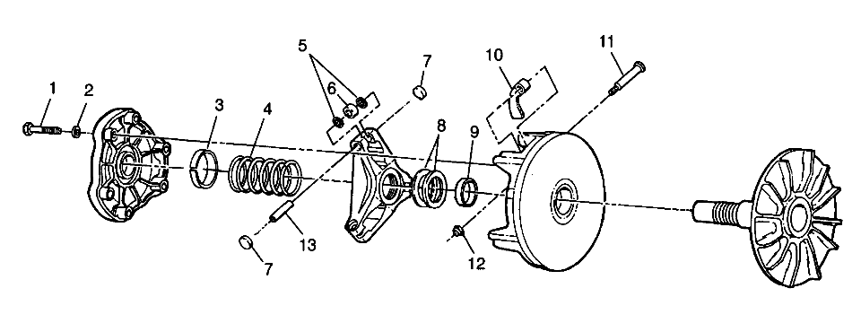 DRIVE CLUTCH - W98AC42A (4945214521C003)