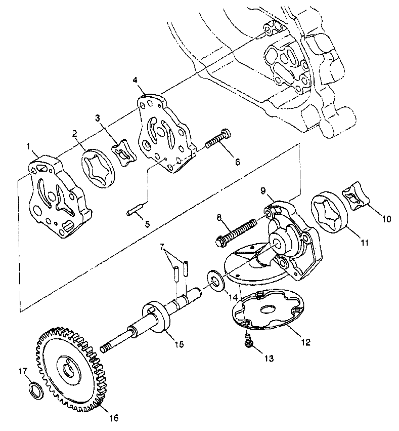 OIL PUMP - W98AC42A (4945214521D009)