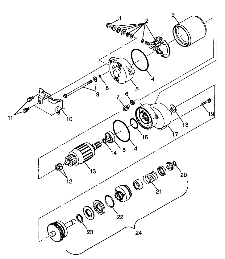 STARTING MOTOR XPLORER 300 W98CC28C (4945264526D003)