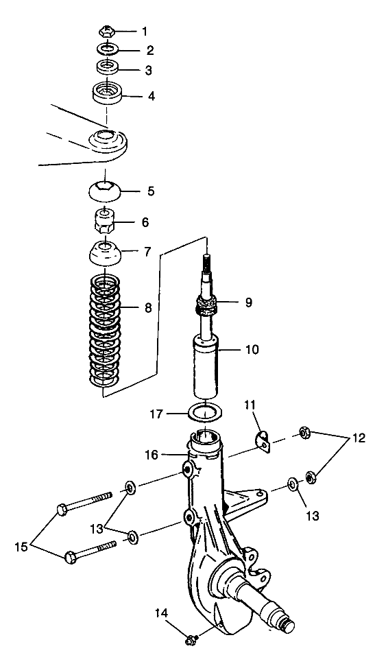 STRUT - W98AA25C (4945314531B003)