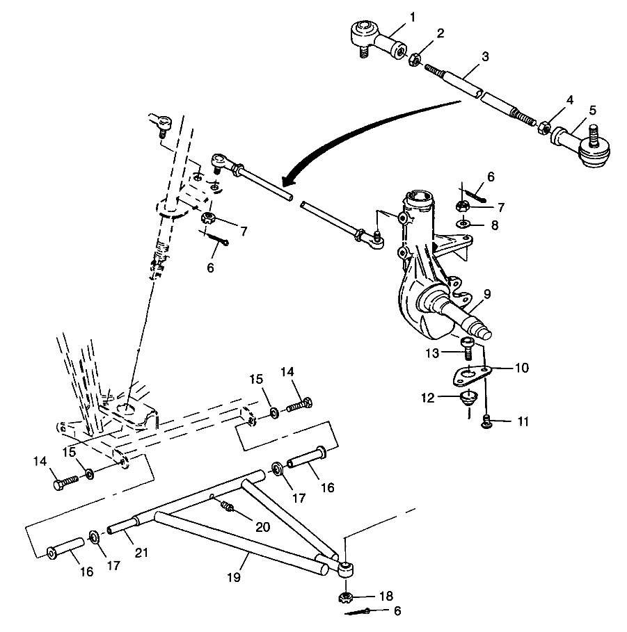 STEERING/A-ARM - W98AA25C (4945314531B004)