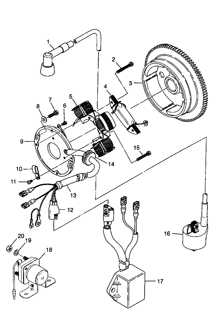 MAGNETO Trail Boss W98AA25C (4945314531C009)