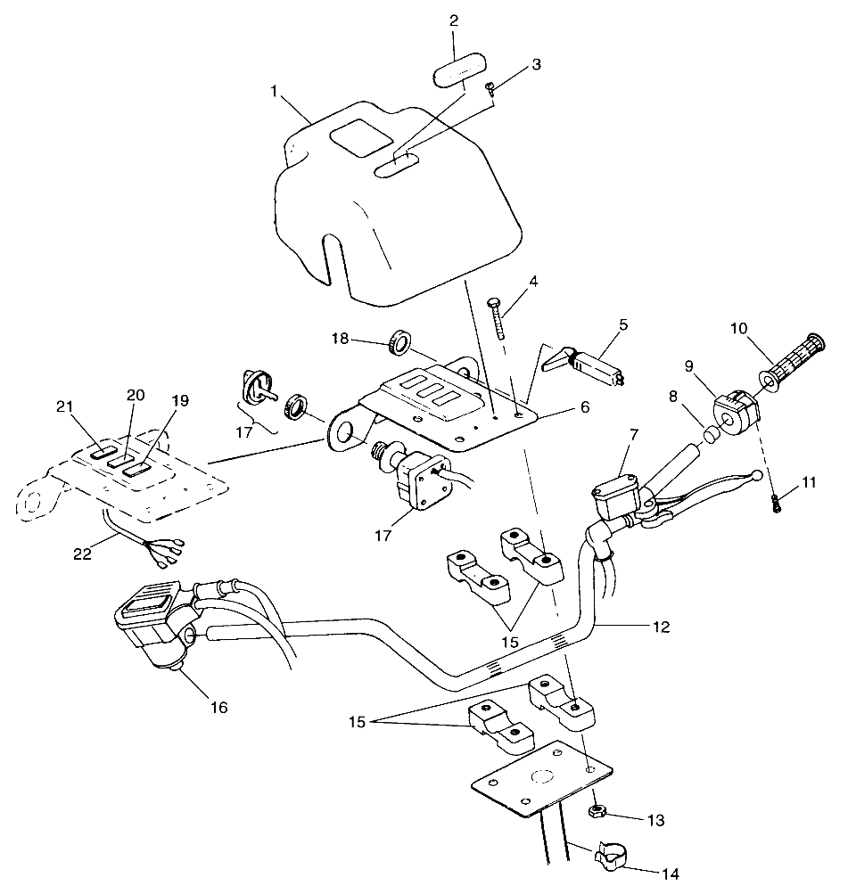 HANDLEBAR XPRESS 300 W98CA28C (4945364536B005)