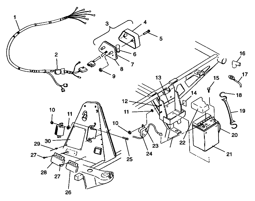 ELECTRICAL/TAILLIGHT XPRESS 300 W98CA28C (4945364536C005)