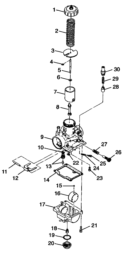 CARBURETOR XPRESS 300 W98CA28C (4945364536D002)