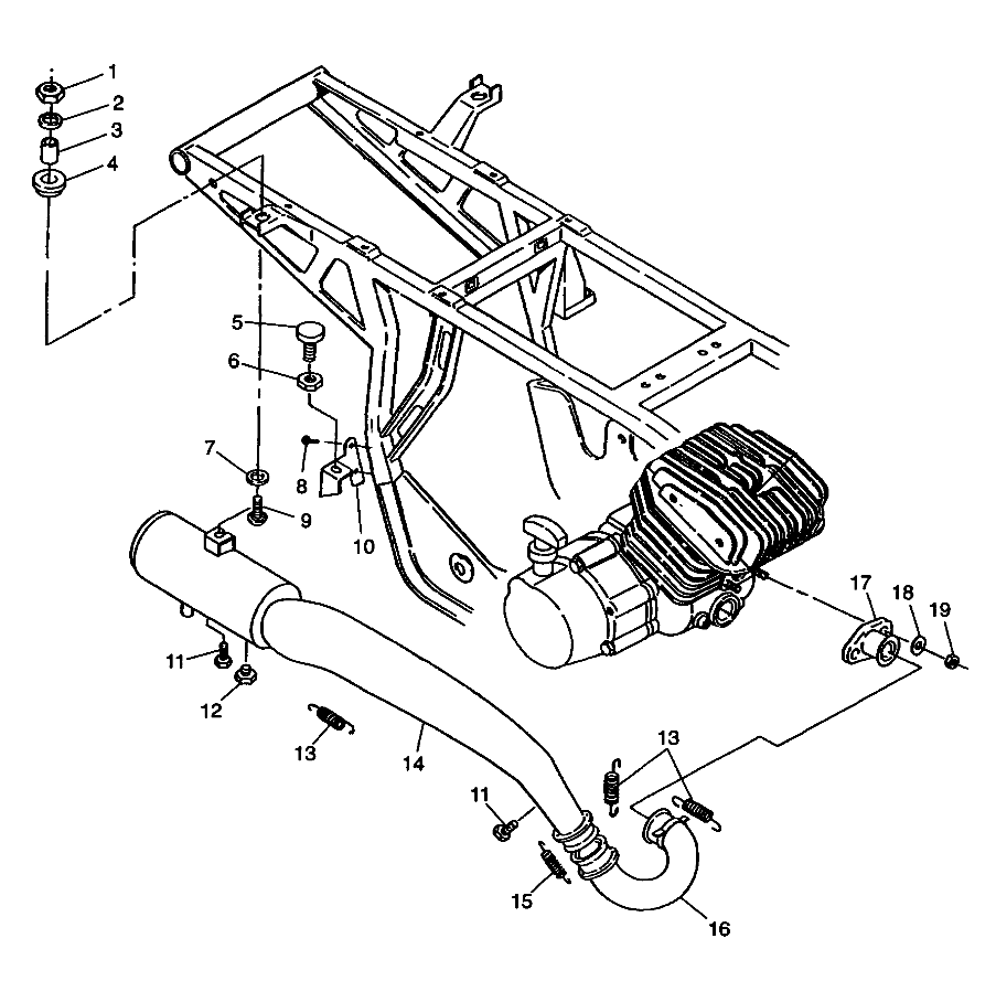 EXHAUST SYSTEM - W98CA28C (4945364536a013)