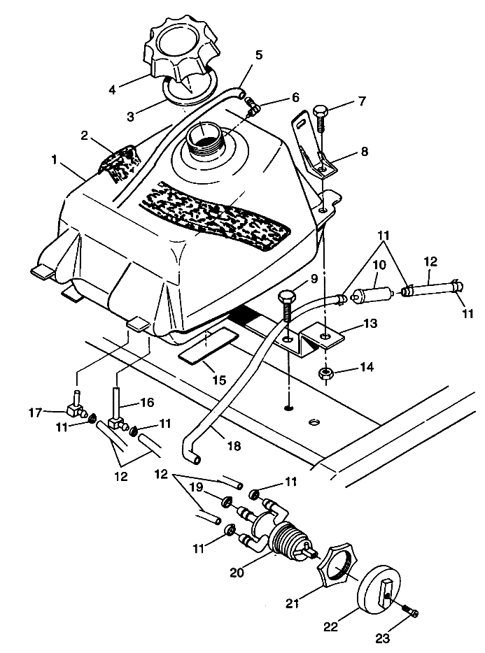 FUEL TANK - W98CA28C (4945364536a014)