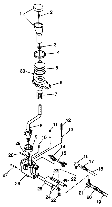 GEAR SELECTOR XPLORER 400L W98CC38C (4945414541C011)