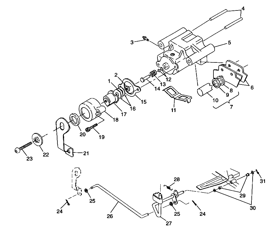 REAR BRAKE Trail Blazer W98BA25C (4945464546B013)