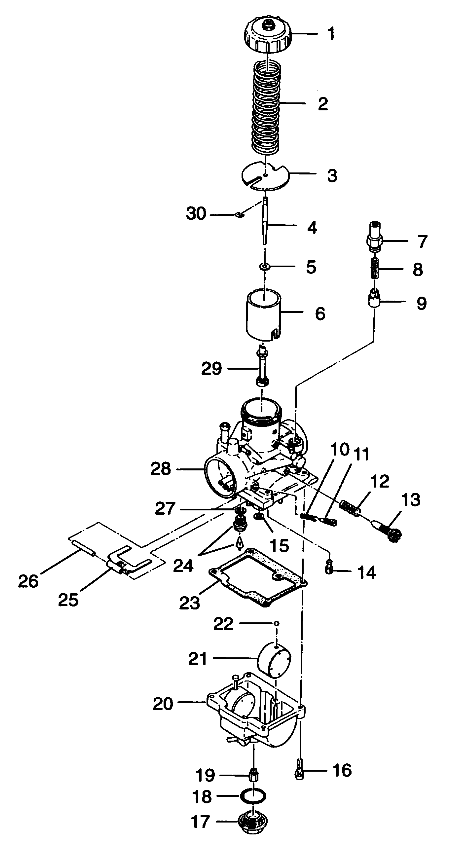 CARBURETOR Trail Blazer W98BA25C (4945464546C013)