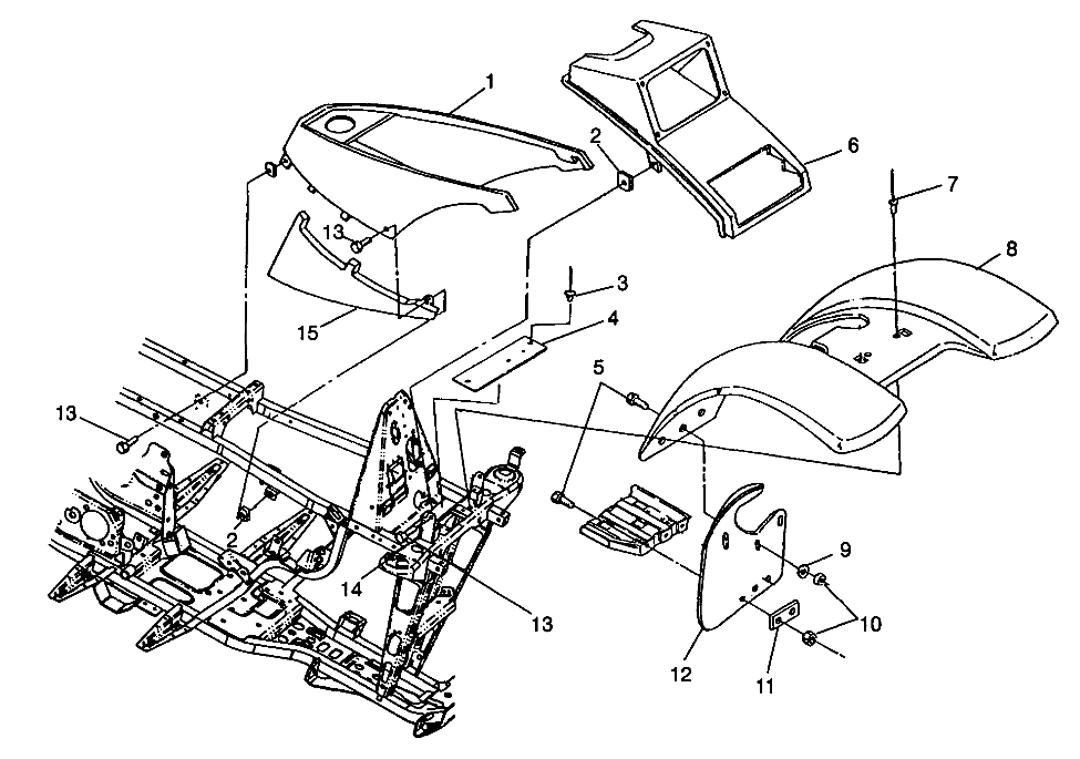 FRONT CAB Magnum 2X4 W98AA42A (4945524552A005)