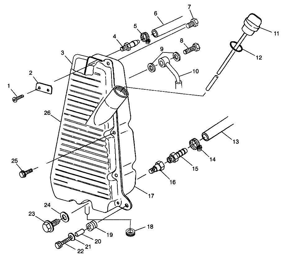 OIL TANK Magnum 2X4 W98AA42A (4945524552A012)