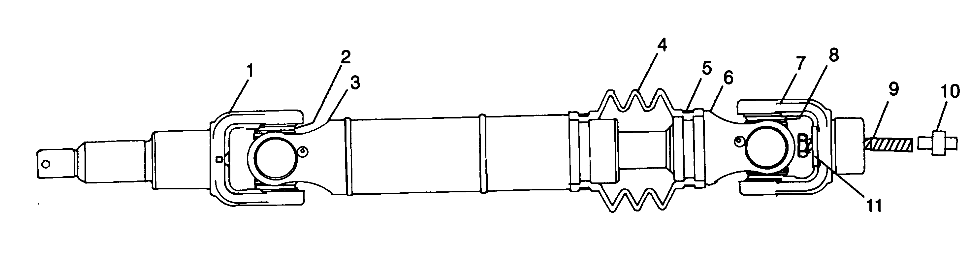 REAR DRIVE SHAFT - W98CH50A (4945714571b005)