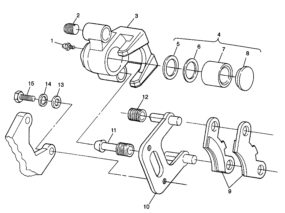 FRONT BRAKE - W98CH50A (4945714571b009)