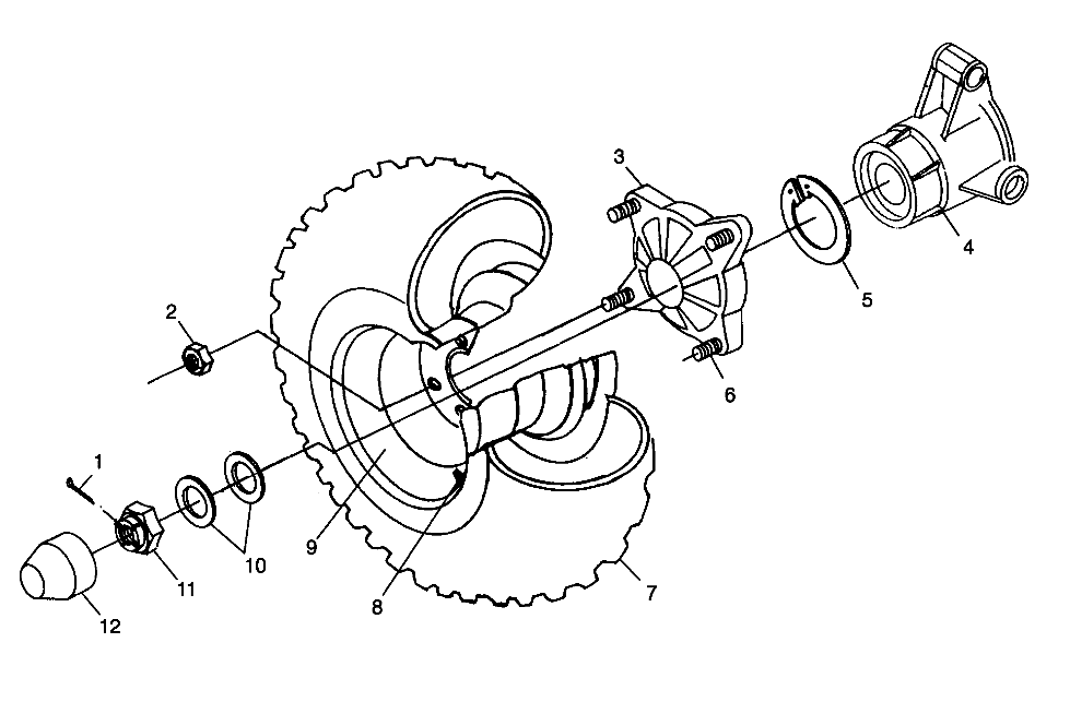 REAR WHEEL DRIVE - W98CH50AB (4945714571c008)