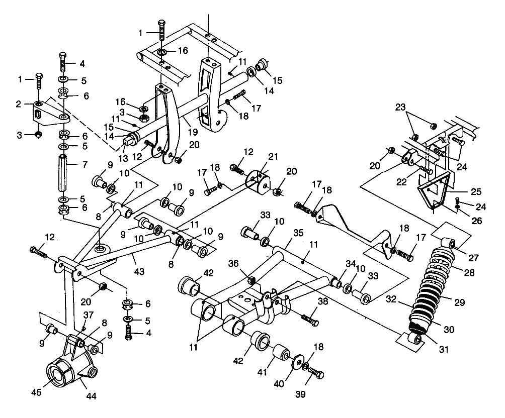 REAR SUSPENSION - W98CH50AB (4945714571c009)