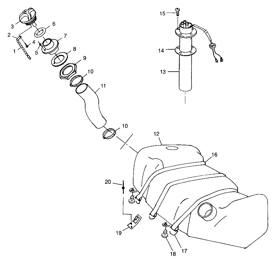 FUEL TANK - B984978 (4945834583a009)