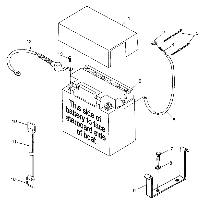 BATTERY BOX - I984978 (4945834583b006)