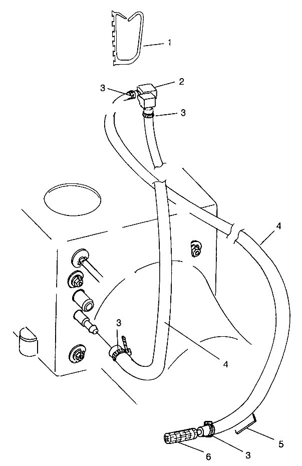 WATER SIPHON - B984978 (4945834583c001)