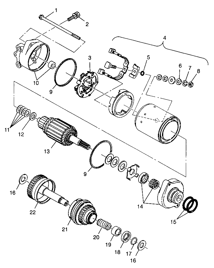 STARTING MOTOR - B984978 (4945834583c009)