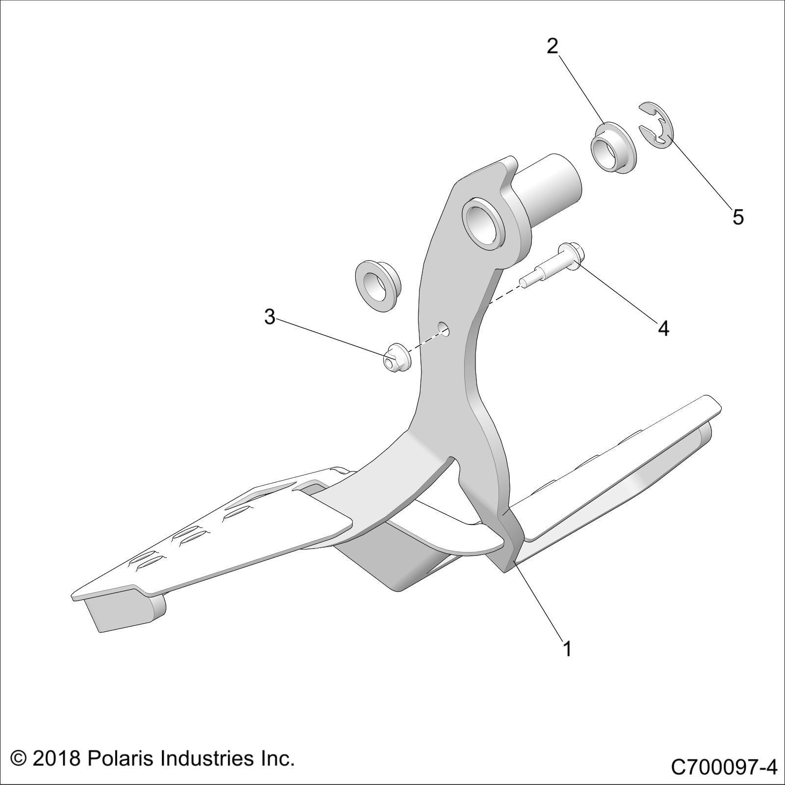 BRAKES, PEDAL - Z21S1E99AR/BR (C700097-1)