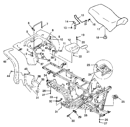 REAR CAB and SEAT - A99CH33CB (4945964596a005)