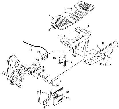 FRONT RACK and BUMPER MOUNTING - A99CH33CB (4945964596a009)