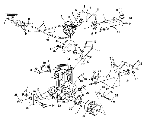 ENGINE MOUNTING - A99CH33CB (4945964596a013)