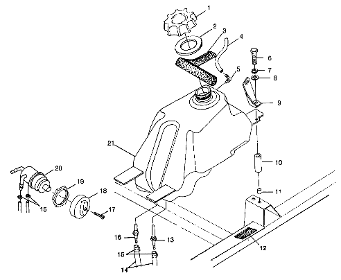 FUEL TANK - A99CH33CB (4945964596b002)