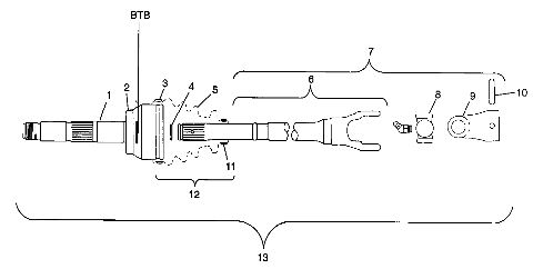 CV JOINT - BTB - A99CH33CB (4945964596b004)