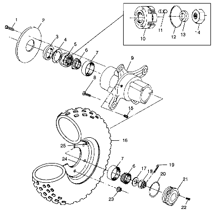 FRONT WHEEL - A99CH33CB (4945964596b008)