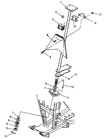 STEERING POST - A99CH33CB (4945964596b012)