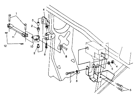 FRAME MOUNTING - A99CH33CB (4945964596c002)