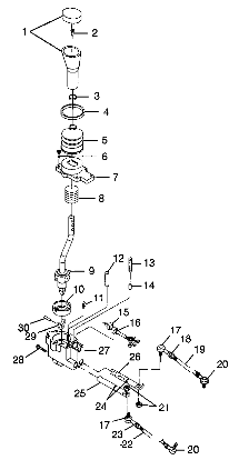 GEAR SELECTOR - A99CH33CB (4945964596c014)