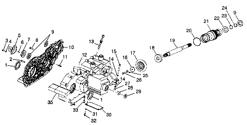 GEARCASE (Cases and Snorkel) - A99CH33CB (4945964596d003)