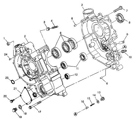 CRANKCASE - A99CH33CB (4945964596d005)