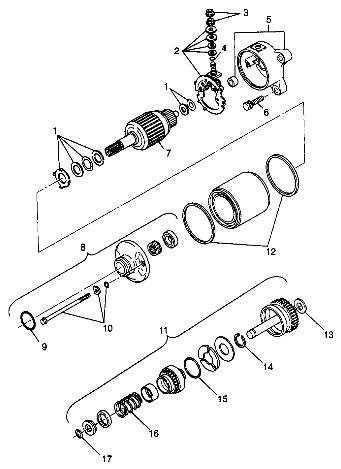 STARTING MOTOR - A99CH33CA (4945964596e001)