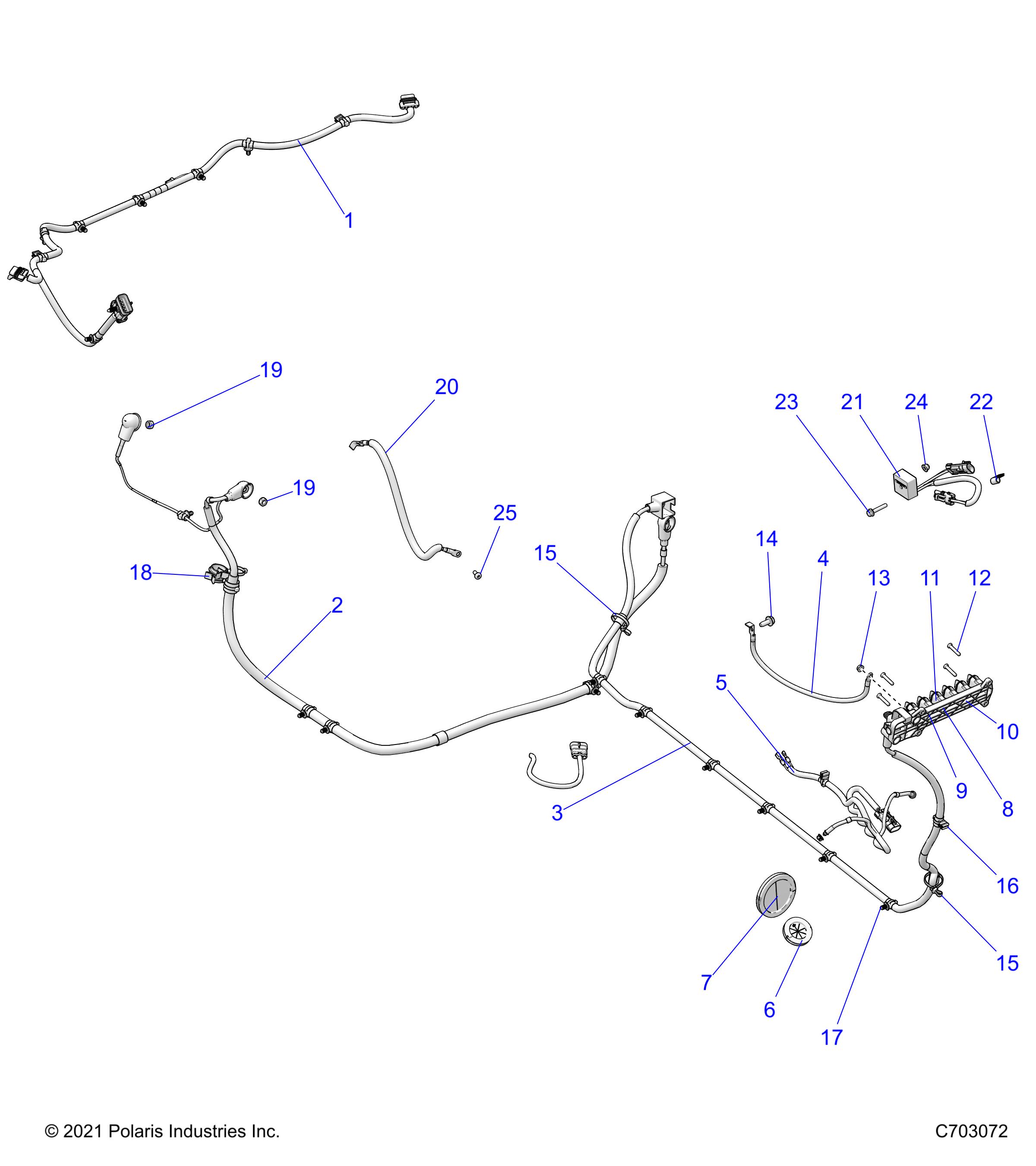 ELECTRICAL, WIRE HARNESS, PERIPHERAL - Z23RGK2KAJ/BJ (C0704476-02)