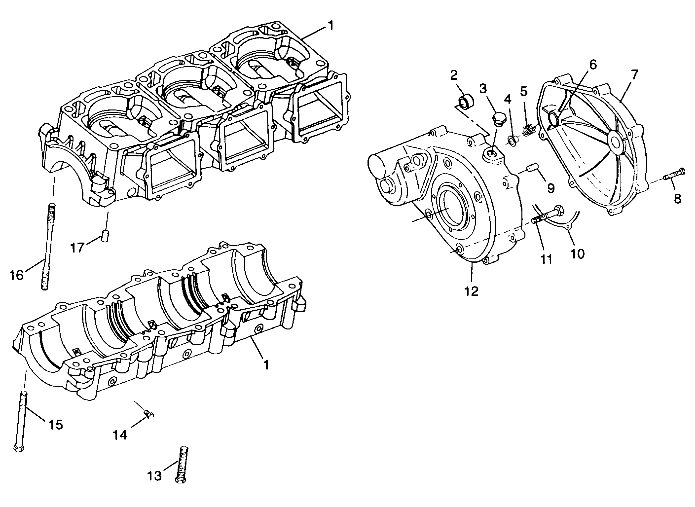 CRANKCASE - B984590 (4946314631b013)