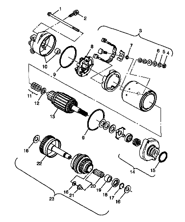 STARTING MOTOR - I984590 (4946314631c006)