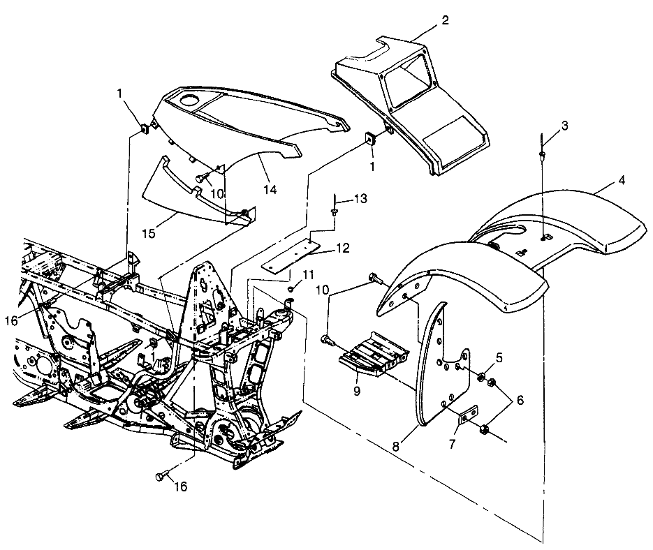 FRONT CAB - W98AE50A (4946394639a005)