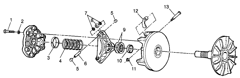 DRIVE CLUTCH - W98AE50A (4946394639c008)