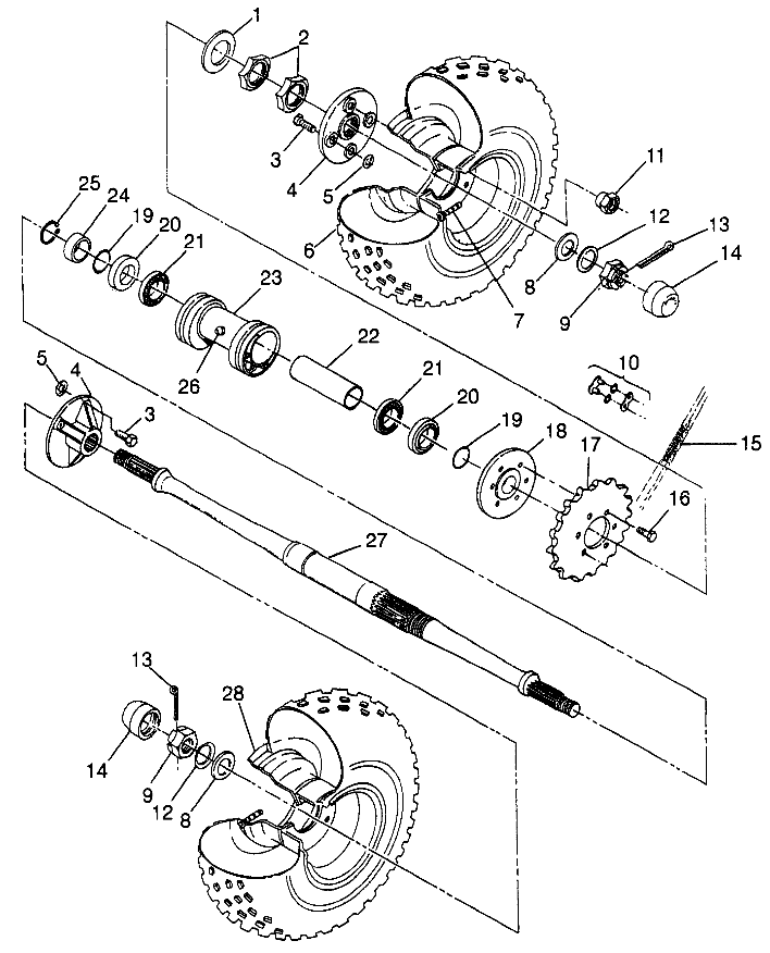 REAR WHEEL DRIVE - S98AE50E (4946394639d002)