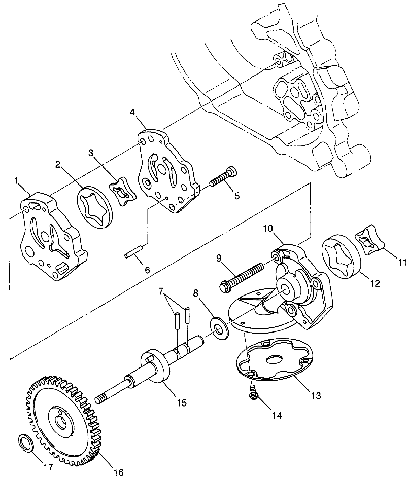 OIL PUMP - S98AE50E (4946394639e004)